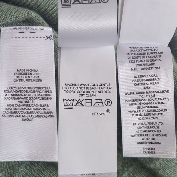 NWT|Polo Ralph Lauren 100% Cashmere Lovette Heather Tank Top, SMALL - Picture 10 of 10